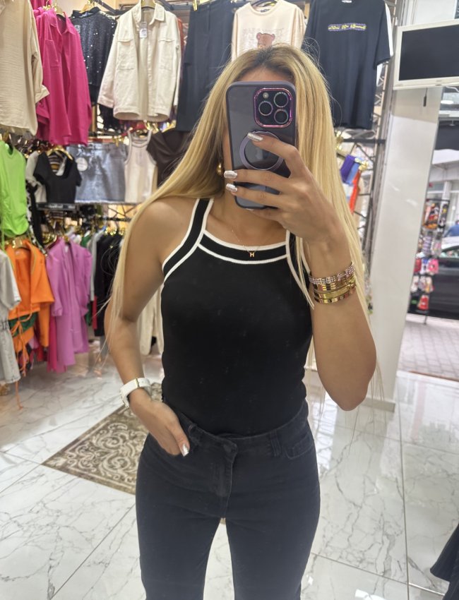 Siyah Triko Standart Beden