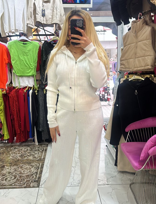 Taşlı Triko Takım