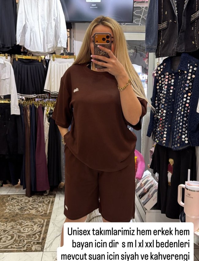 Unisex Şortlu Takım