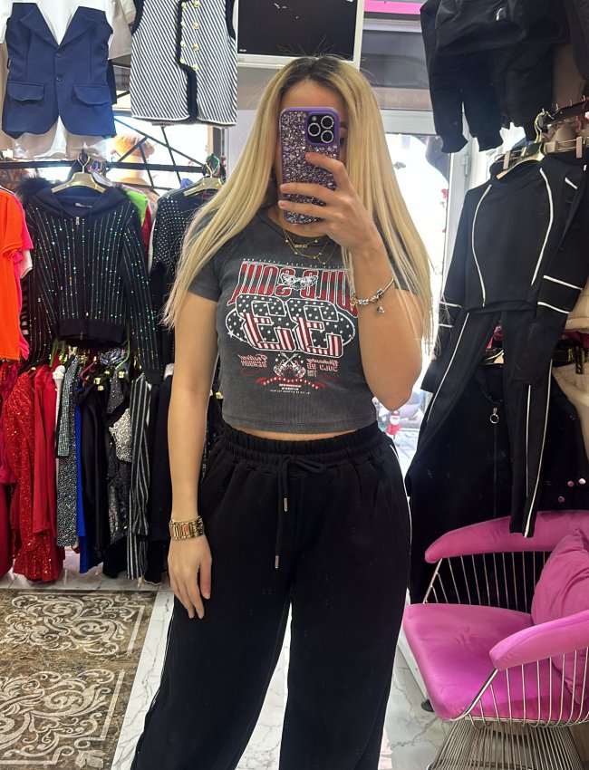 Yikamali Crop Tshirt